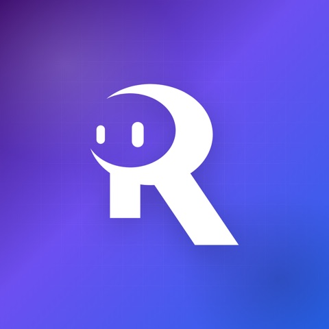 White mark on violet blue